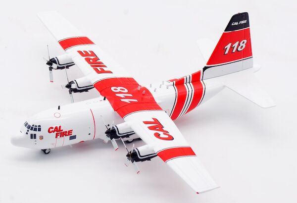 Lockheed Hercules C130H (L-382) Cal Fire N118Z With Stand IF130CALF118