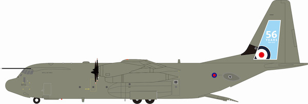 Lockheed Hercules C-130J-30 RAF, Royal Air Force, "56 Years 1966- 2023" ZH870 IF130RAF870