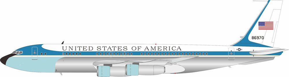 Inflight 200 IF137USAF1025P Boeing 707-300 VC-137B USAF 58