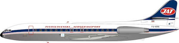 Caravelle SE210 JAT Yugoslav Airlines YU-AHA with stand IF210JU1120P