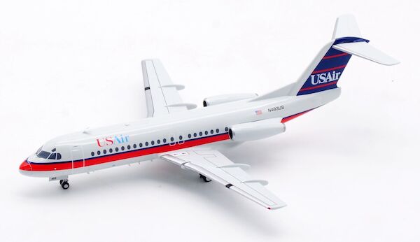 Fokker F28-4000 Fellowship US Air N493US With Stand IF28US0319
