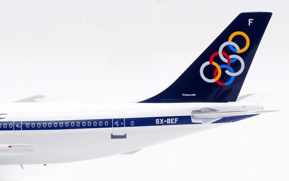 オリンピック エアバス A300 1/200 Inflight 200 IF300SX0425 Airbus A300-B4 Olympic Airways SX-BEF