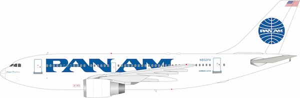 Airbus A310-200 Pan Am "Clipper Frankfurt" N802PA IF310PA0323