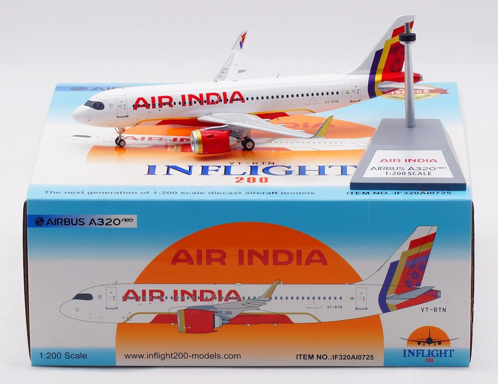 エアインディア A320NEO VT-CIO 1/200 Jcwings エアインディア A320neo VT-EXK 1/200 LH2411 - メルカリ