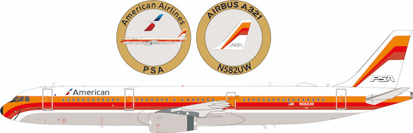 Airbus A321-231 American Airlines / PSA N582UW IF321AA582