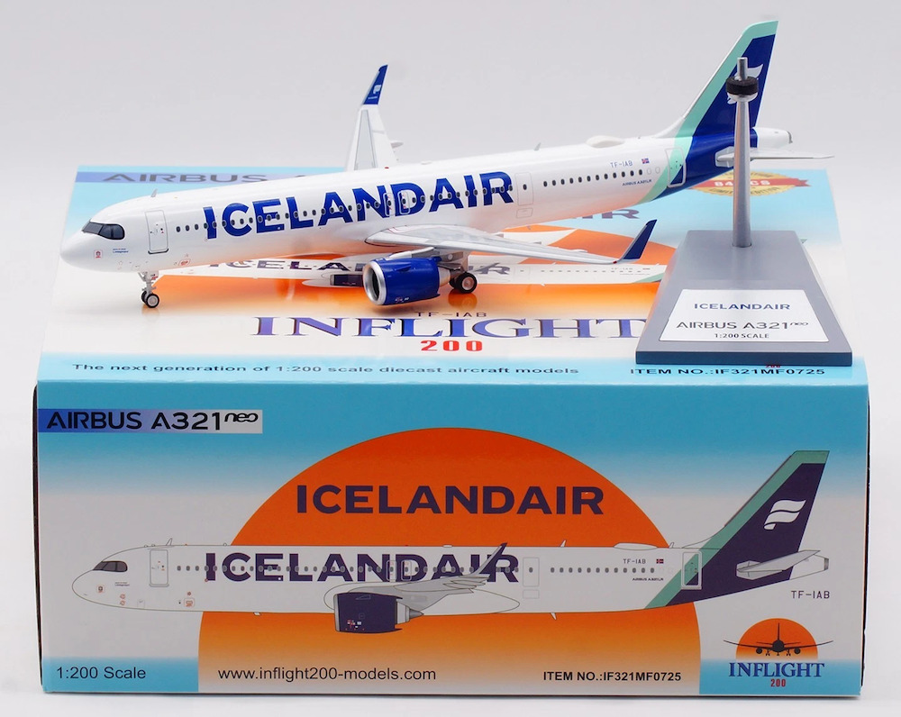 航空機・ヘリコプター Inflight1:200 Iceland Air A321NEO TF-IAB TF-IAD - Airbus A321-271NX(LR) - Icelandair - Flightradar24