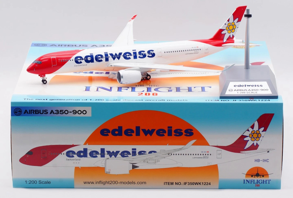 Inflight 200 IF350WK1224 Airbus A350-900 Edelweiss Air HB-IHC