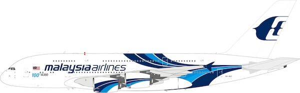 Airbus A380 Malaysia Airlines 9M-MNF "100th"A380 IF380MH0526