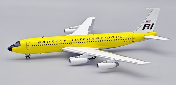 Boeing 707-227 Super Jet Braniff Lemon Yellow N7073  IF702BN0925