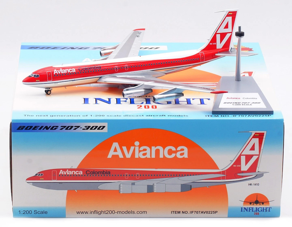 Inflight 200 IF707AV0225P Boeing 707-359B Avianca HK-1410
