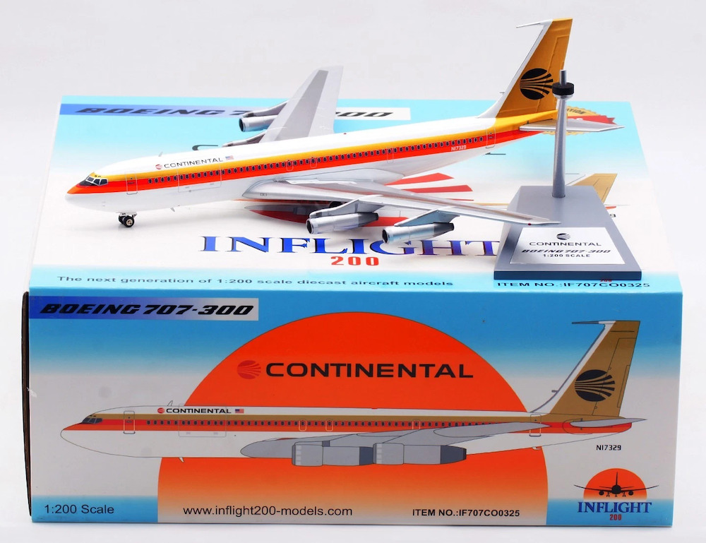 航空機・ヘリコプター Inflight1:200 CONTINENTAL B707-300N17329 Inflight1:200 CONTINENTAL B707-300N17329