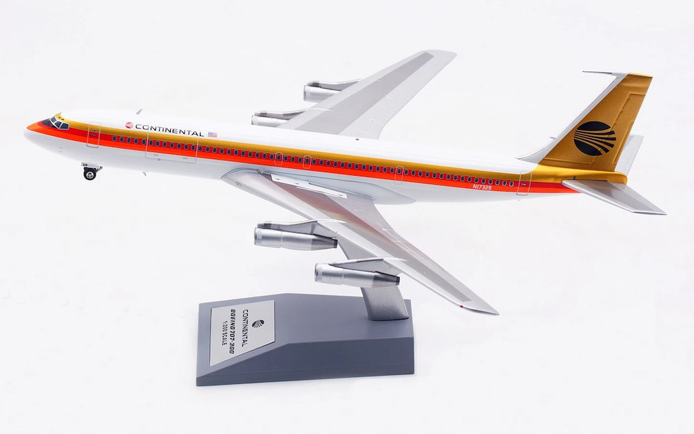 航空機・ヘリコプター Inflight1:200 CONTINENTAL B707-300N17329 Inflight 200 IF707CO0325 Boeing 707-324C Continental