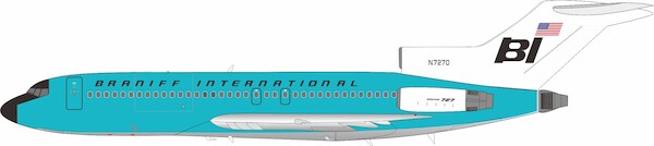 Boeing 727-27C Braniff International Airways Turquoise N7270  IF721BN0526