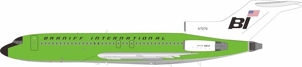 Boeing 727-27C Braniff International Airways Light Lime Green N7276  IF721BN0726