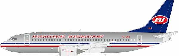 Boeing 737-3H9 JAT Yugoslav Airlines YU-AND Polished  IF733JU0127P