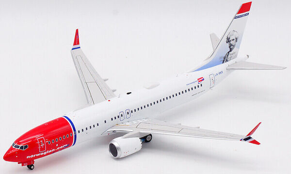 Boeing 737 MAX 8 Norwegian Air Shuttle "Mark Twain" LN-BKB With stand  IF73MDY1220