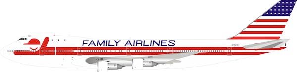 Boeing 747-100 Family Airlines N93117 With Stand IF741FAM0519