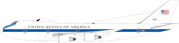 Boeing E4B United States of America, Airborne Command Post, 73-1676, The Flying Whitehous  IF742E4B1676