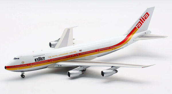 Boeing 747-200 Alia Royal Jordanian Airline JY-AFA with stand IF742RJ1218P