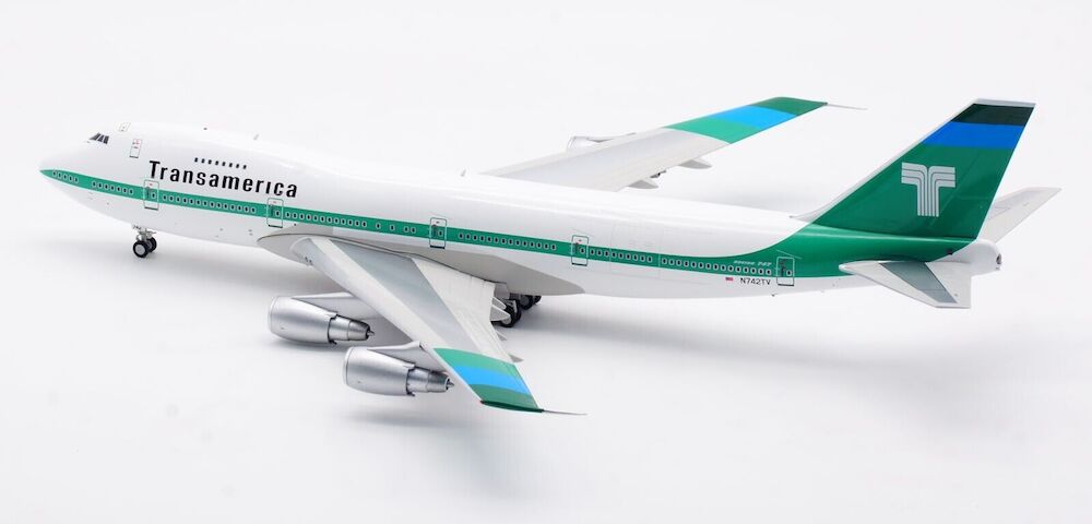 Inflight 200 IF742TV0823 Boeing 747-200 Transamerica Airlines N74
