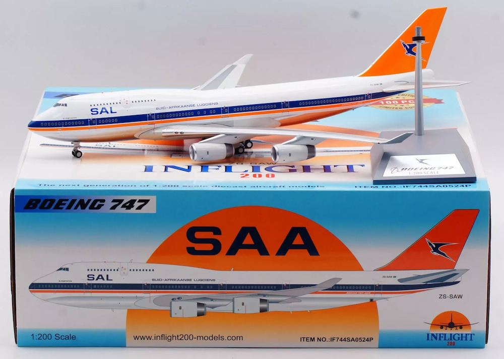 Inflight 200 IF744SA0524P Boeing 747-444 South African Airways ZS