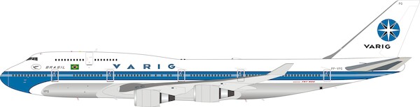 Boeing 747-400 Varig PP-VPG Polished IF744VR0223P