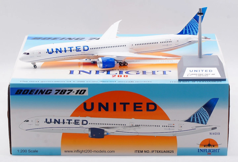 Inflight 200 IF78XUA0625 Boeing 787-10 Dreamliner United