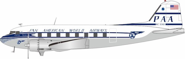 Douglas DC3 Pan Am Pan American World Airways NC 33611 IFDC3PA0124