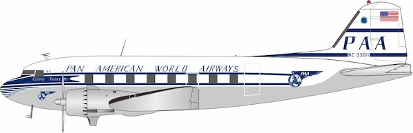 Douglas DC3 Pan Am Pan American World Airways NC 33611  IFDC3PA0124