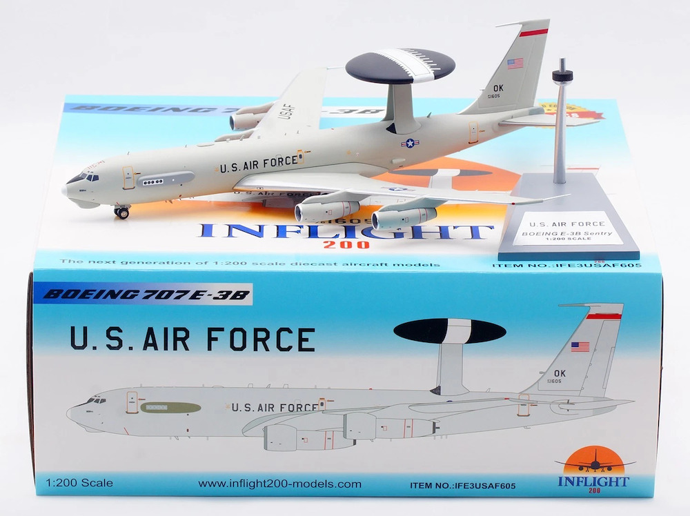 Inflight 200 IFE3USAF605 E3B Awacs Sentry US Air Force 76-1605