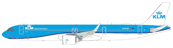 Airbus A321neo KLM Royal Dutch Airlines "Braamvlinder / Peach Blossom" PH-AXB "EXCLUSIVE AVIATION MEGASTORE RELEASE" IFLHS010