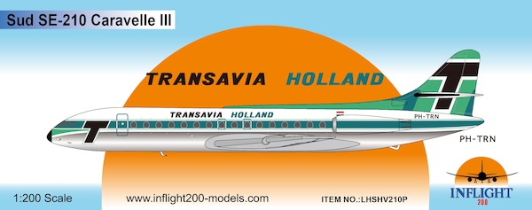 Caravelle SE210 Transavia Holland PH-TRN Polished "EXCLUSIVE AVIATION MEGASTORE RELEASE" LHSHV210P