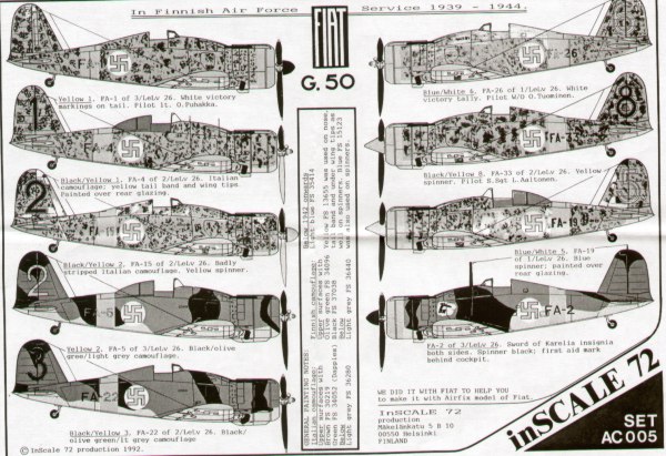 Fiat G50 (Finnish AF)  AC005