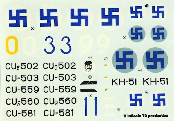Curtiss A75/P36 Hawk, P40M Kittyhawk (Finnish AF) AC025