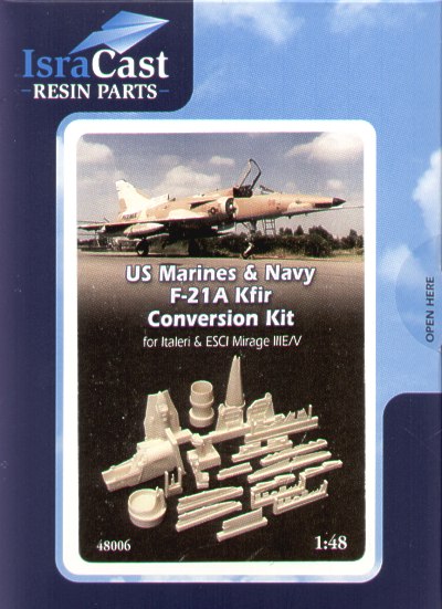 US Marines & US Navy F21A Kfir Conversion kit (Italeri/ESCI Mirage III/V)  48006