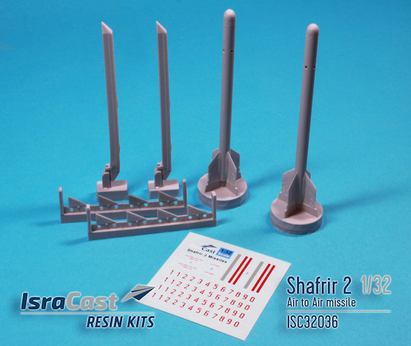 RAFAEL Shafrir 2 Air to Air missiles (2) with rails IC32036