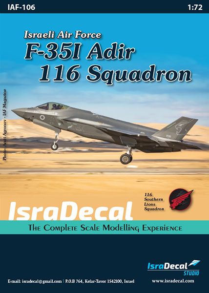 IAF F-35I Adir (116 Squadron IAF) IAF-106