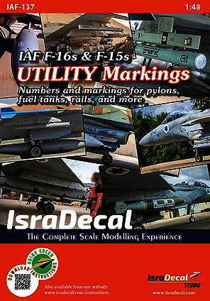 IAF F-16s & F-15s Utility Markings  IAF-137
