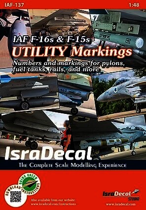 IAF F-16s & F-15s Utility Markings IAF-137