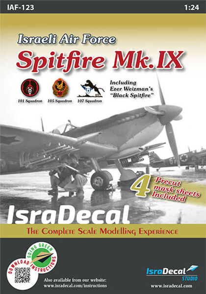 Supermarine Spitfire MKIX Incl. Ezer Weiszman's "Black Spitfire"  IAF123