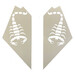Precut mask for Israeli Air Force 105 squadron F16C/D Barak Tail Art IM72001