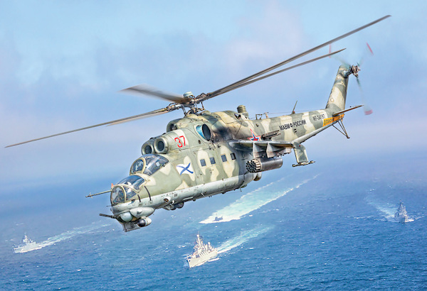 Mil Mi24/Mi35 Hind with modified parts  1432