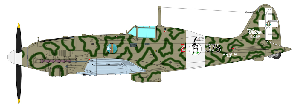 航空機・ヘリコプター Macchi MC.205 Velcro No.2519 Italeri 2519 Macchi MC205 Veltro | AviationMegastore.com
