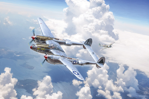 Lockheed P38J Lightning European Theatre of Operations Also parts for F5E, Droopsnoot and Pathfinder 2834