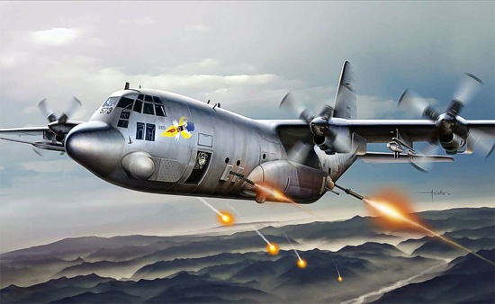 Lockheed AC130H "Spectre" Gunship 341310