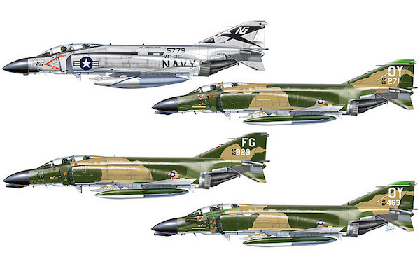 F4C/D/J Phantom Aces 'USAF/US Navy Aces' 341373
