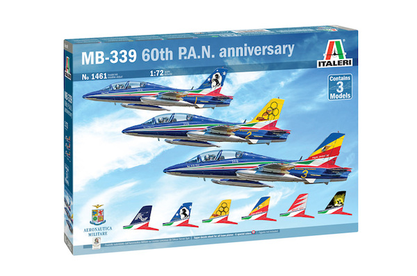 Macchi MB339A PAN (Frecce Tricolore 60th Anniversary)  3 models included  341461