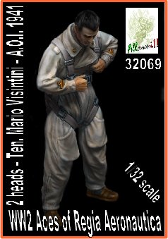 WW2 Aces of Regia Aeronautica: Ten. Mario Visintini AOI 1941 ALLARMI32069