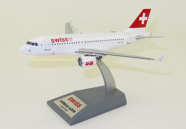 Airbus A319-112 Swiss International Air Lines HB-IPU With Stand JF-A319-011