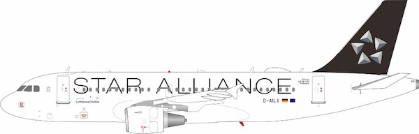 Airbus A319-114 Lufthansa CityLine "Star Alliance" D-AILX  JF-A319-017L